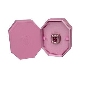 Swarovski Dulcis cocktail ring Cushion cut, Pink  60/9  USA